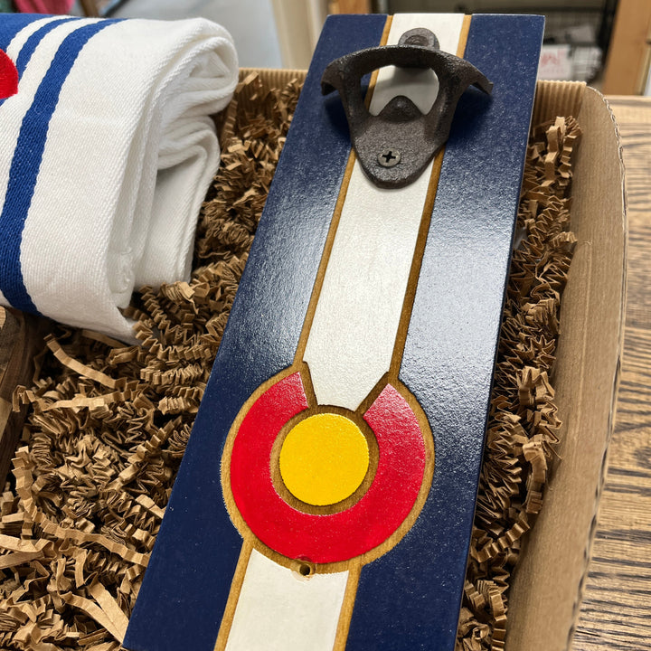Bottle opener with Colorado logo