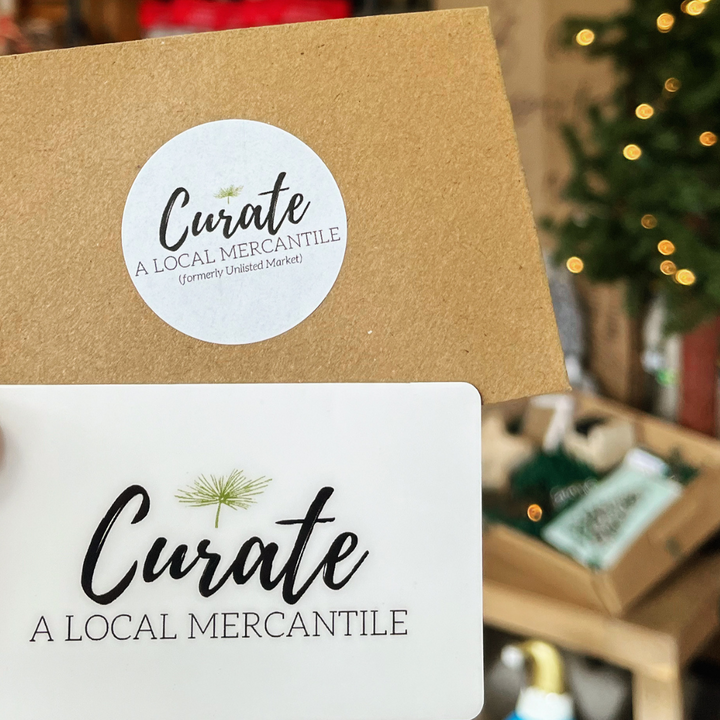 The Best Local Gift Card from Curate Mercantile!