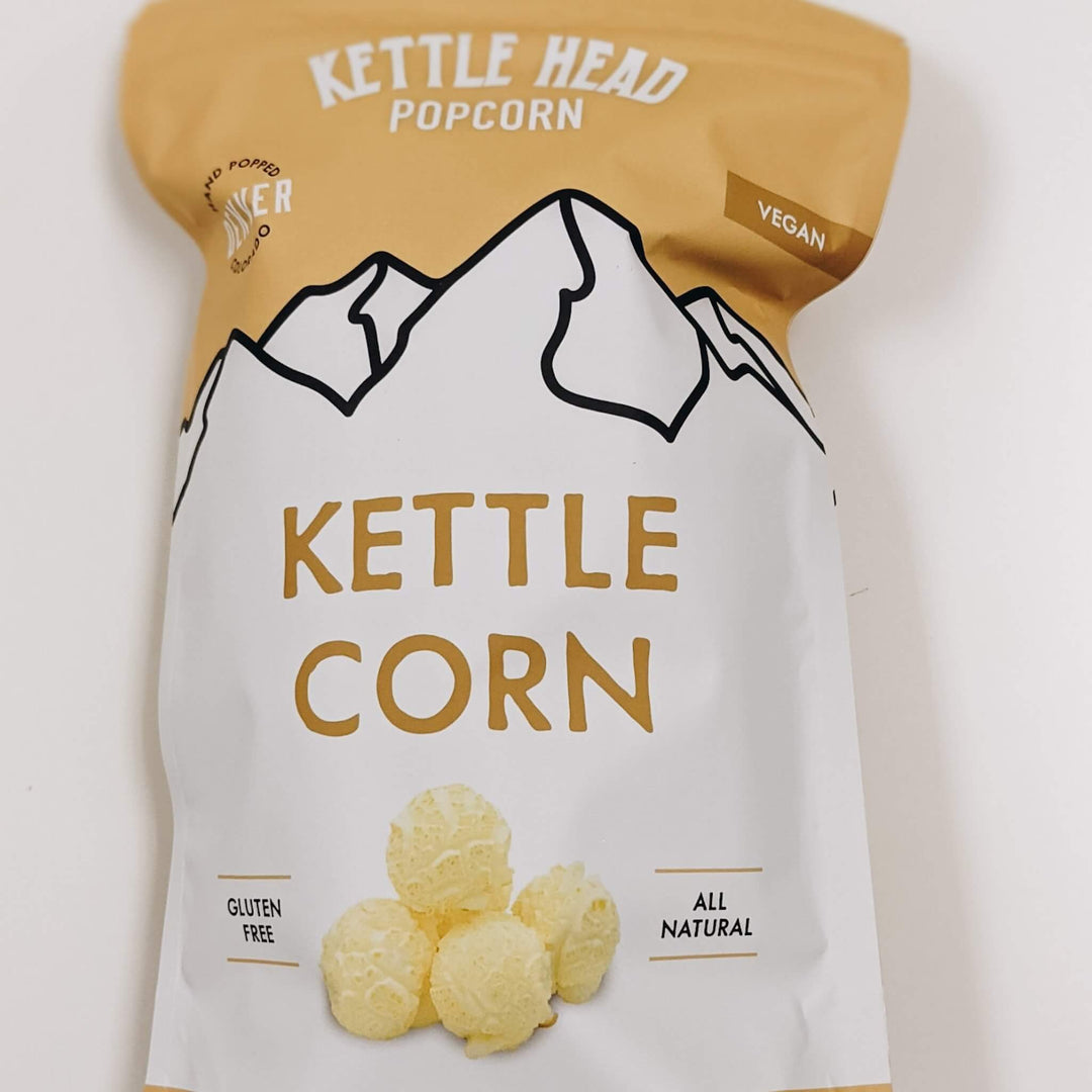 Kettle Head's gluten free Kettle Corn popcorn is always a sweet choice.  